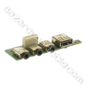 Carte connecteur sortie audio et sortie USB pour Alienware M17X -R1